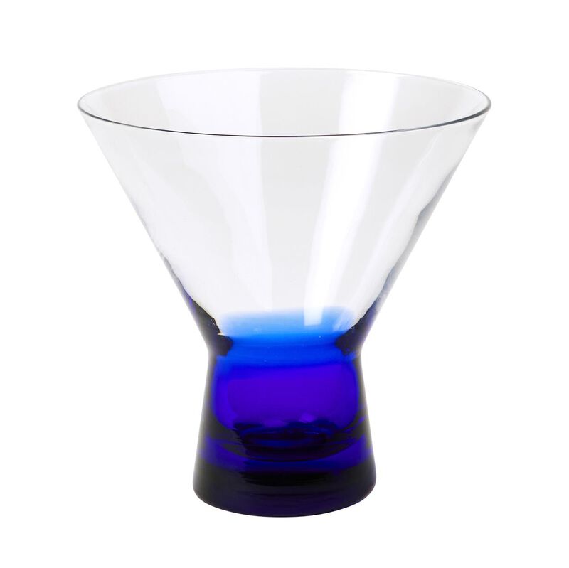 Broste Konus Cocktail Glass Short - Intense Blue image number 0